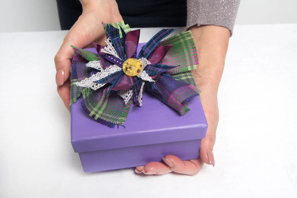 Tartan Ribbon Bow Tartan Ribbon Bow