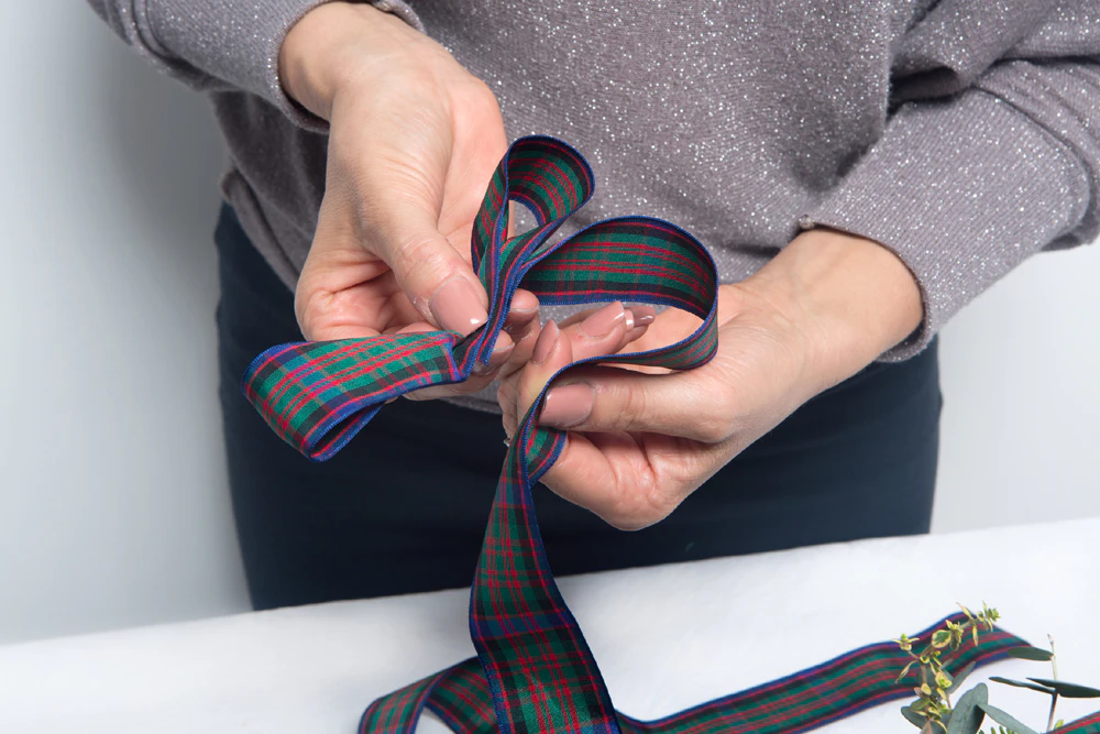 Luxury Tartan Ribbon Bow Luxury Tartan Ribbon Bow