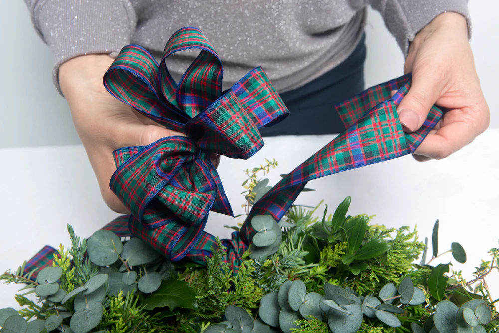 Luxury Tartan Ribbon Bow Luxury Tartan Ribbon Bow