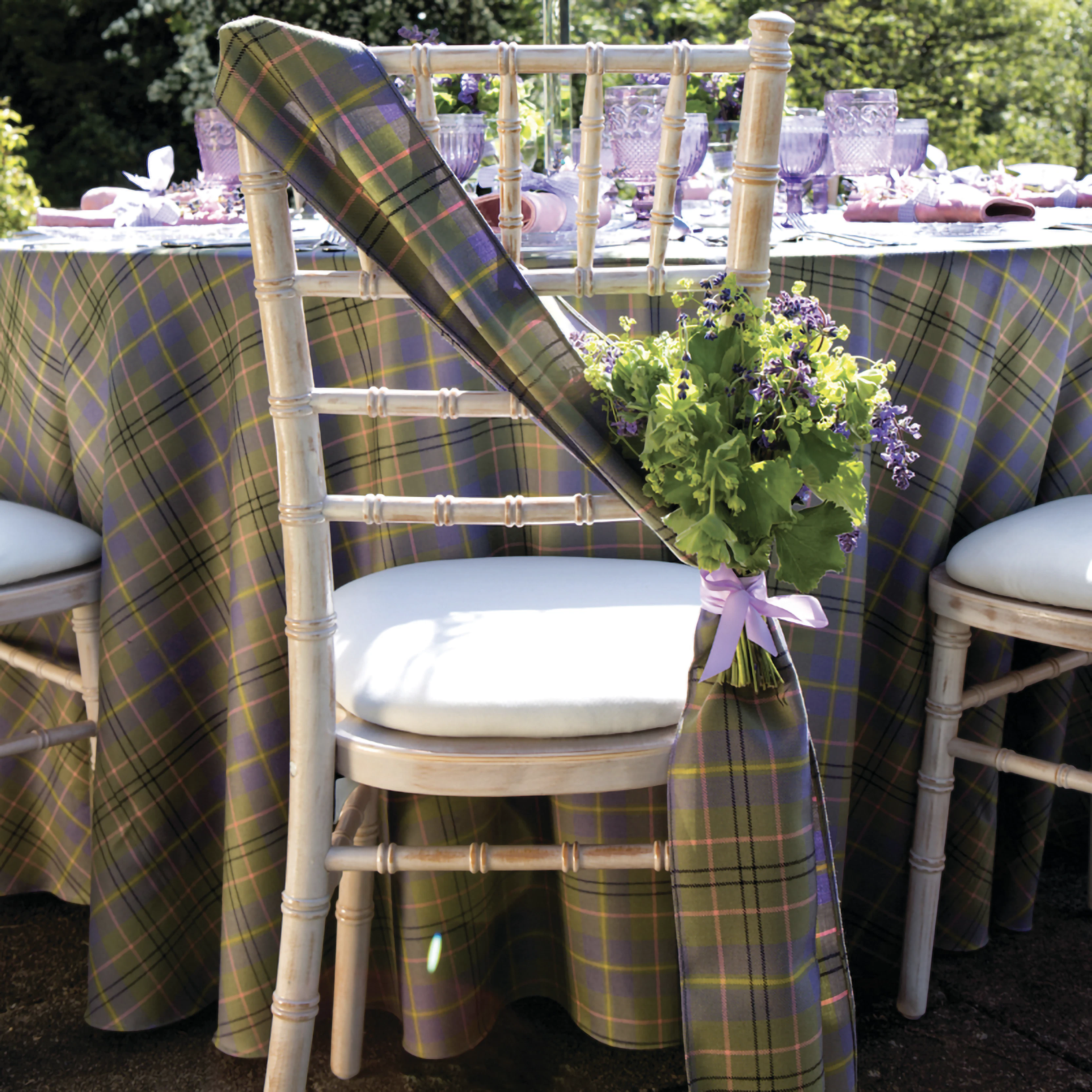 Tartan Chair Sashes
