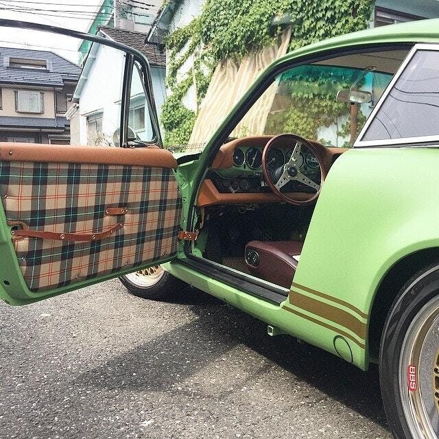 Burberry car interior fabric Clearance