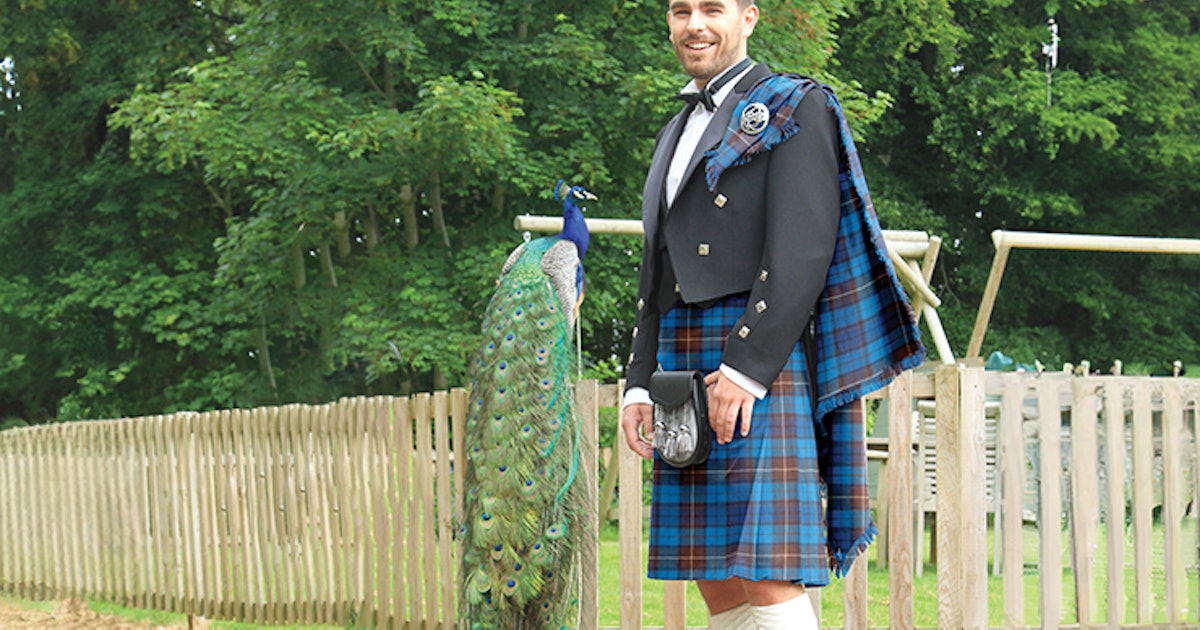 Wedding Green Plaid Kilt Premium Quality Custom Made Scottish
