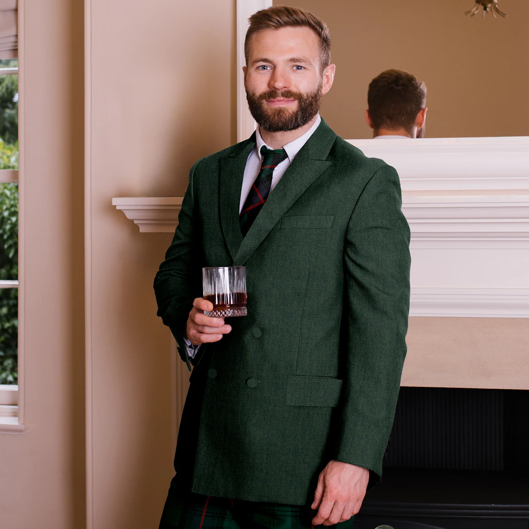 Double Breasted Tweed Jacket (Sloane Peat (SLQ004)) Double Breasted Tweed Jacket (Sloane Peat (SLQ004))