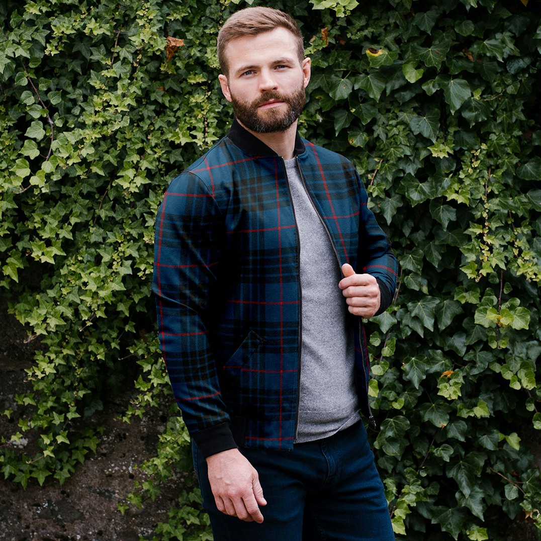 Men's Plaid Bomber Jacket ScotlandShop