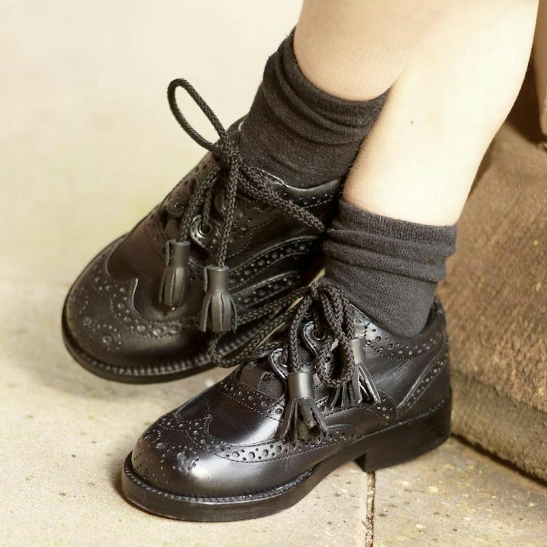 Royal Steward, Scarpe Da Kilt Scozzese Gillie Brogues, Taglia UK - Foto 5