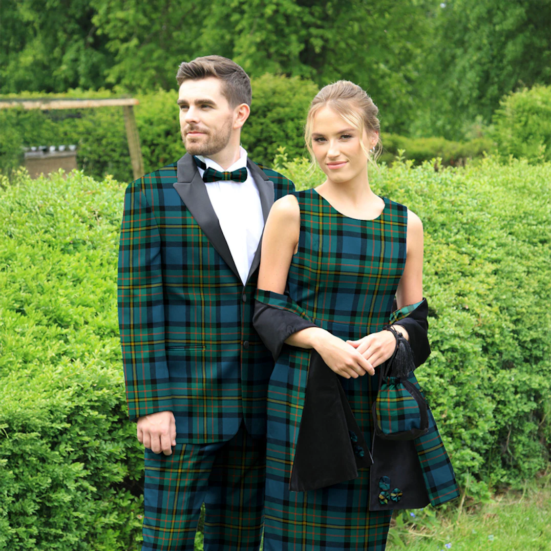 Wool Plaid and Velvet Stole | ScotlandShop Wool Plaid and Velvet Stole | ScotlandShop