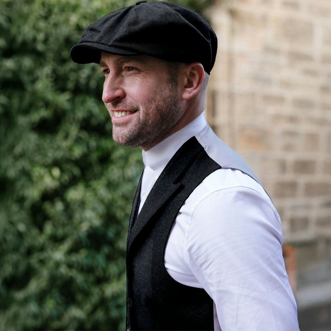 Men's Tweed Waistcoat with Lapels ScotlandShop