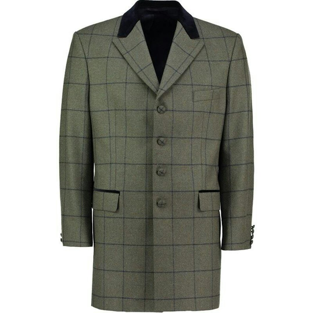 Men's Mid-Thigh Length Tweed Jacket Up to 500 Tartans ScotlandShop